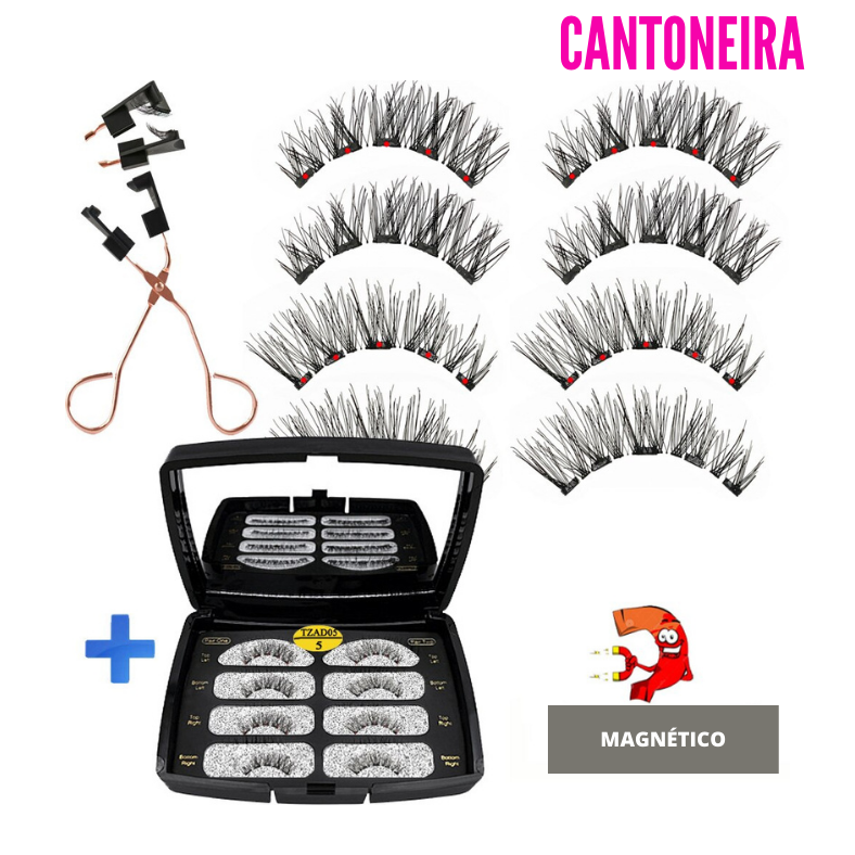 LashMoxie 3D™ - Cílios Postiços Magnéticos