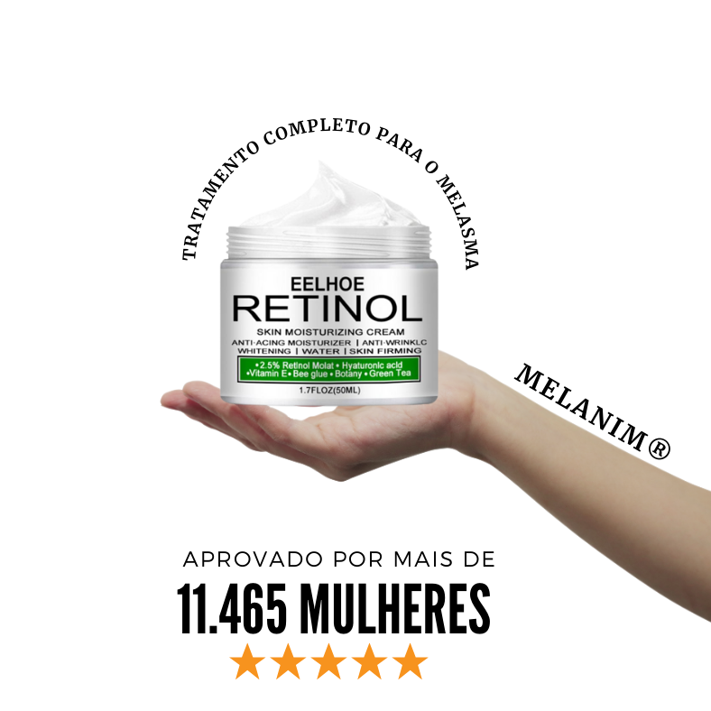 Melanim® - Creme Clareador com Retinol e Anti-Rebote