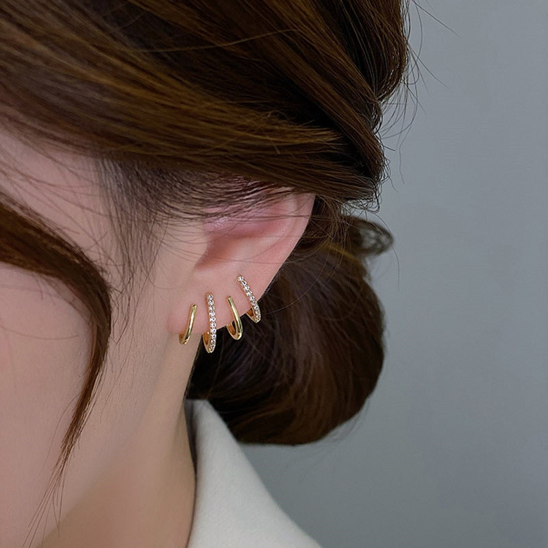 Brincos Cuff™ - Folheado a Ouro 18k + Frete Grátis