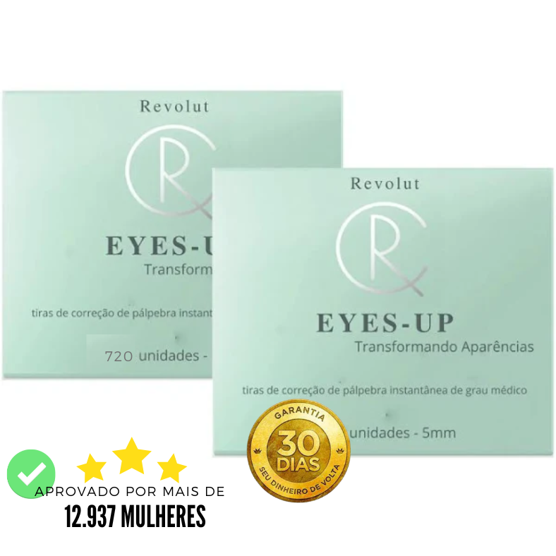 EYES-UP® - Adesivo Hipoalergênico para Pálpebras Caídas